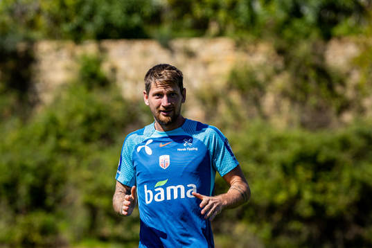 Stefan Strandberg of the Norwegian national football team