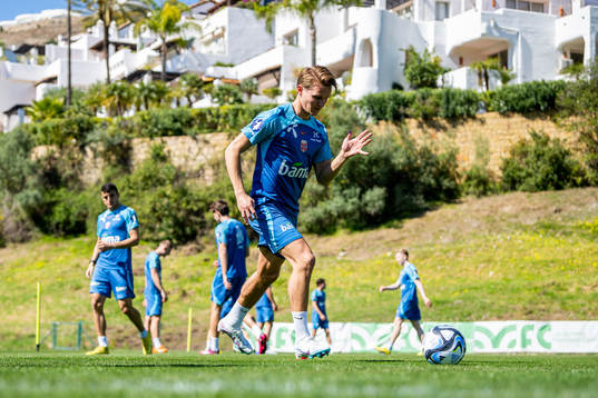 Martin Ødegaard of the Norwegian national football team