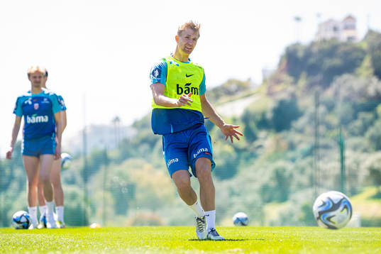 Ola Solbakken of the Norwegian national football team