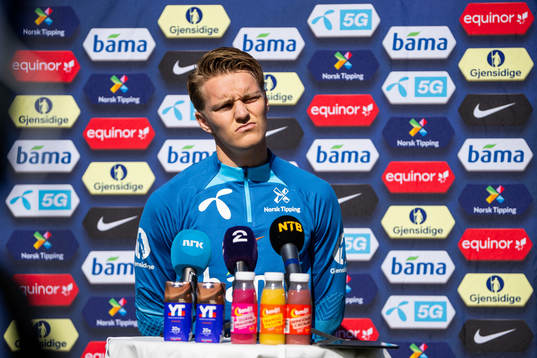 Martin Ødegaard of the Norwegian national football team