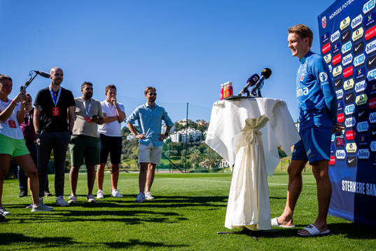 Martin Ødegaard of the Norwegian national football team