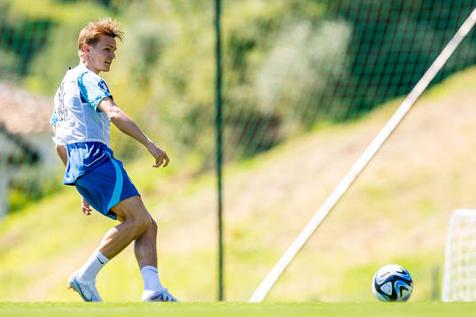 Martin Ødegaard of the Norwegian national football team