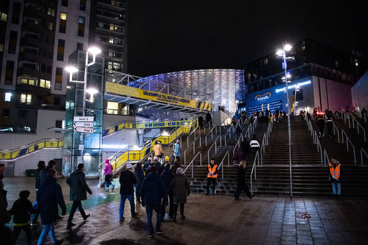 Exterior of Friends Arena