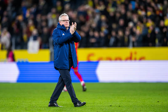 Head coach Janne Andersson of Sweden