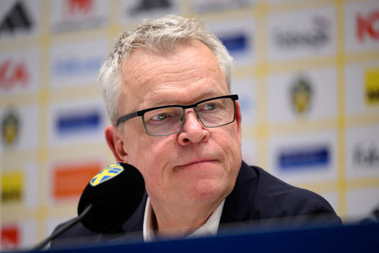Head coach Janne Andersson of Sweden