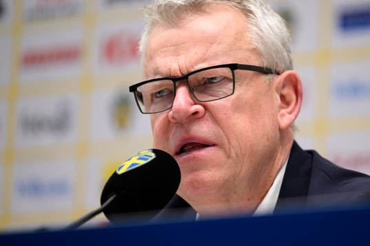 Head coach Janne Andersson of Sweden