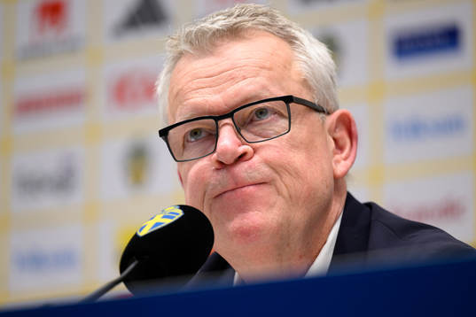 Head coach Janne Andersson of Sweden
