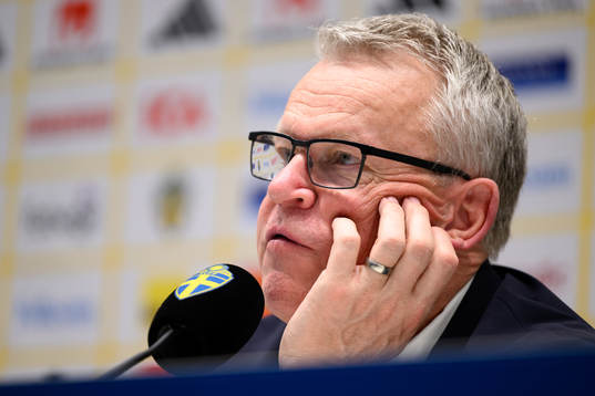 Head coach Janne Andersson of Sweden