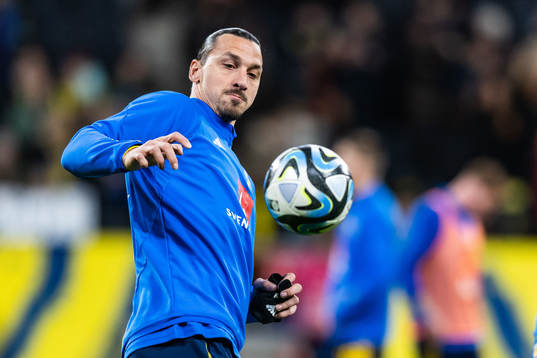 Zlatan Ibrahimovic of Sweden