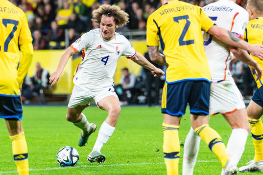Wout Faes of Belgium competes