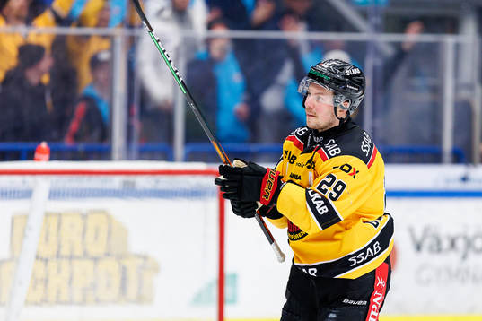 Luleås Erik Gustafsson jublar