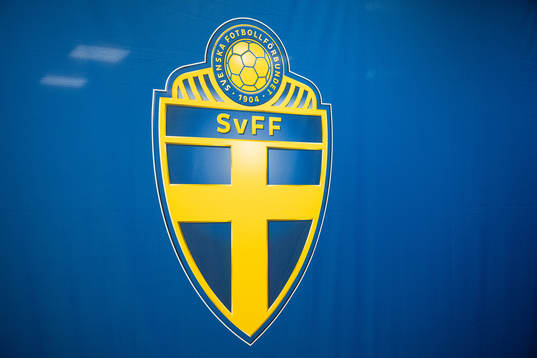 The logo of the Swedish football federation