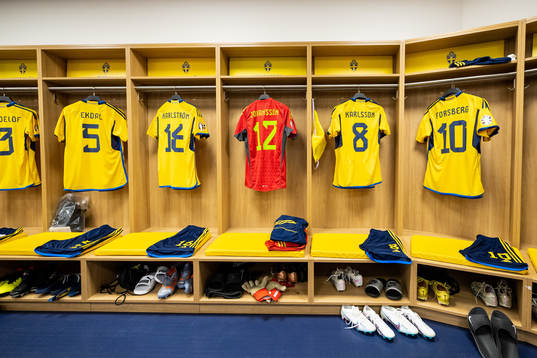 The jerseys of Hjalmar Ekdal, Jesper Karlström, Viktor