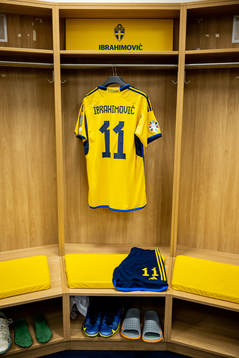 The jersey of Zlatan Ibrahimovic