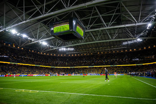 General view of Friends Arena