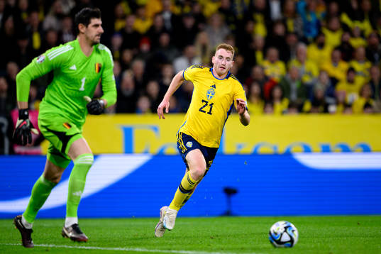 Dejan Kulusevski of Sweden
