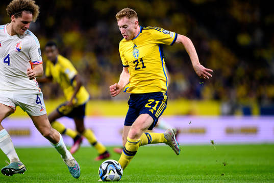 Dejan Kulusevski of Sweden