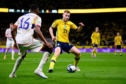 Dejan Kulusevski of Sweden