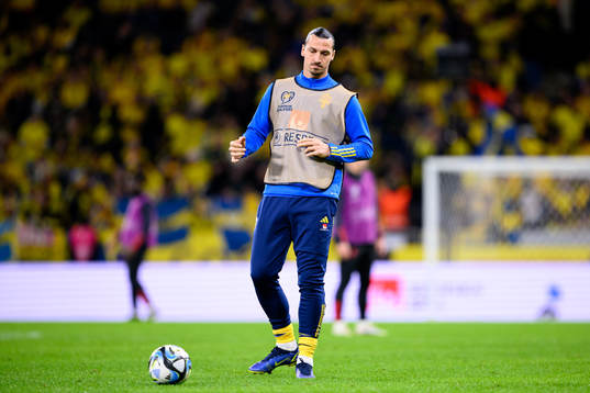 Zlatan Ibrahimovic of Sweden