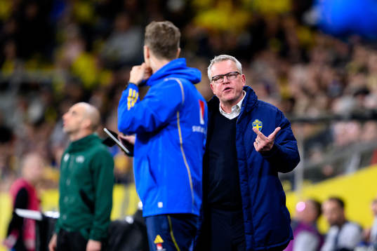 Head coach Janne Andersson of Sweden