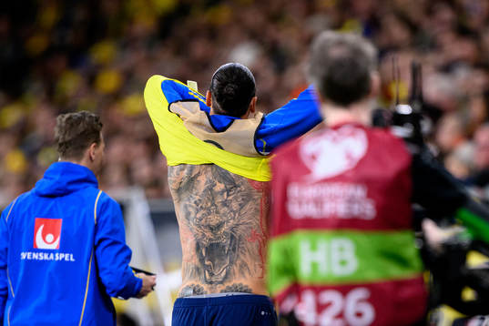 Zlatan Ibrahimovic of Sweden
