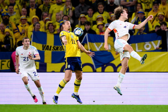 Zlatan Ibrahimovic of Sweden