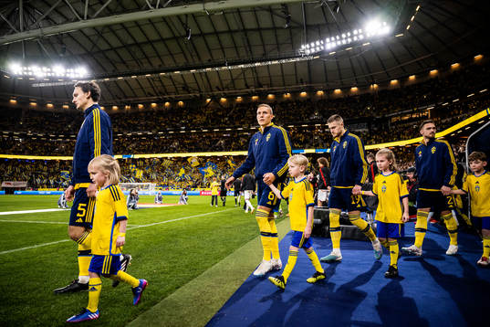 Hjalmar Ekdal, Ludwig Augustinsson, Mattias Svanberg and