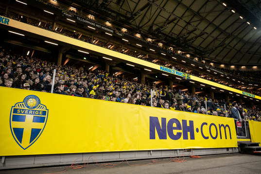 Interior view of Friends Arena