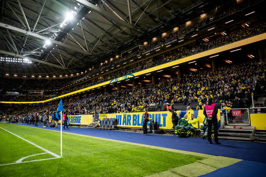 Interior view of Friends Arena