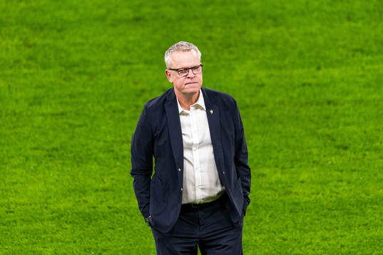 Head coach Janne Andersson of Sweden
