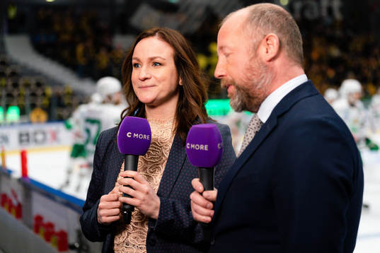 Cmores Lena Sundvist och Petter Rönnqvist