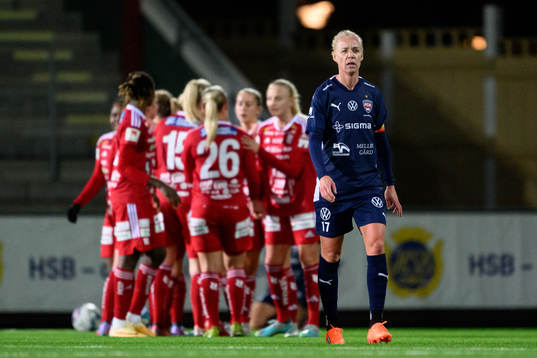 FC Rosengårds Caroline Seger deppar