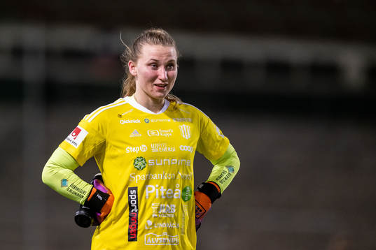 Piteås målvakt Samantha Leshnak Murphy