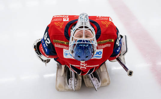 Västerviks målvakt Edvin Olofsson