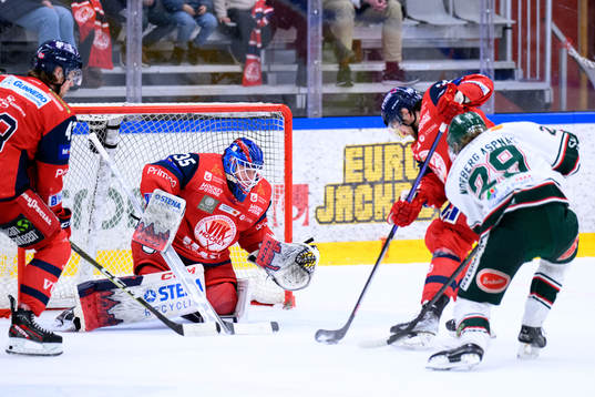 Västerviks målvakt Emil Kruse