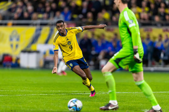 Alexander Isak of Sweden
