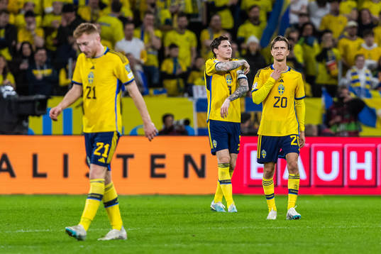 Dejan Kulusevski, Victor Nilsson Lindelöf and Kristoffer