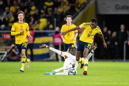 Alexander Isak of Sweden