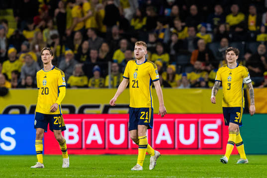 Kristoffer Olsson, Dejan Kulusevski and Victor Nilsson