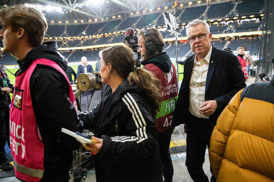 Head coach Janne Andersson of Sweden