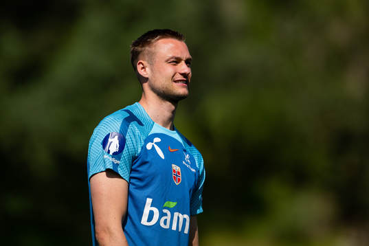 Stian Gregersen of the Norwegian national football team
