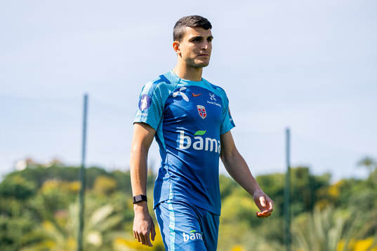 Mohamed Elyounoussi of the Norwegian national football team