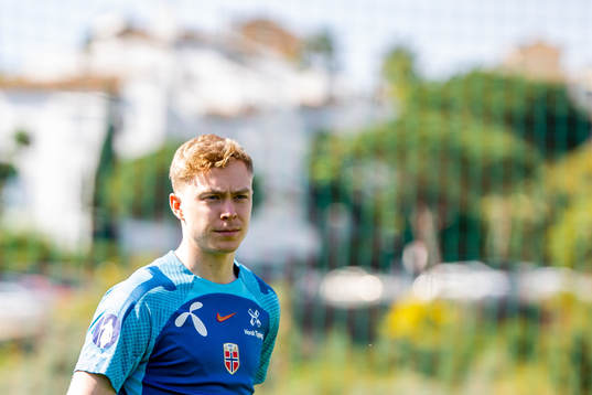 Ola Brynhildsen of the Norwegian national football team