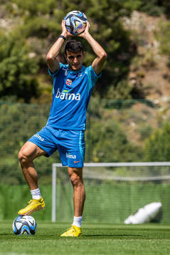 Mohamed Elyounoussi of the Norwegian national football team