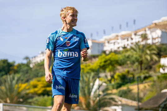 Birger Meling of the Norwegian national football team