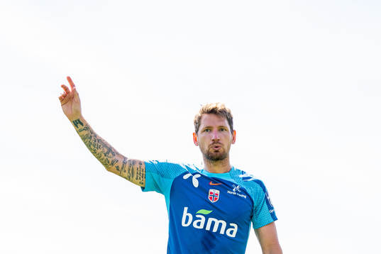 Stefan Strandberg of the Norwegian national football team