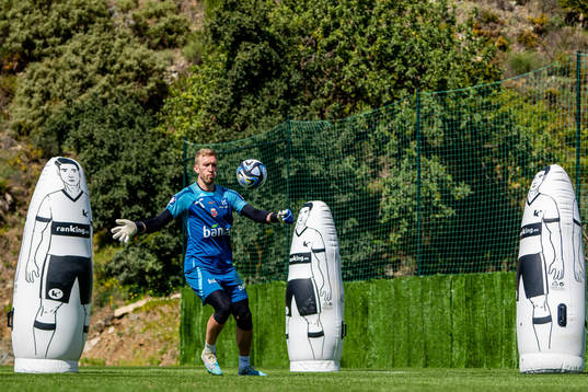 Goalkeeper Egil Selvik of the Norwegian national football