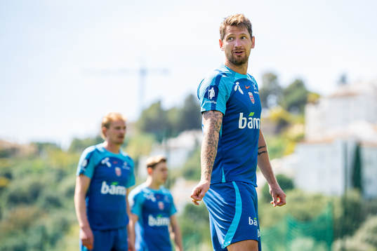 Stefan Strandberg of the Norwegian national football team