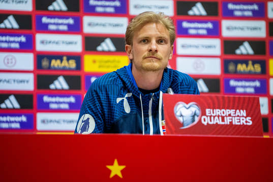 Morten Thorsby of the Norwegian national football team