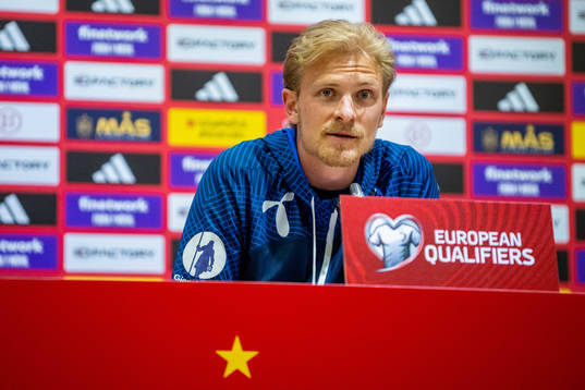 Morten Thorsby of the Norwegian national football team